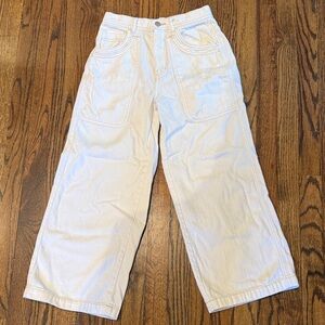 We The Free cropped wide leg jeans